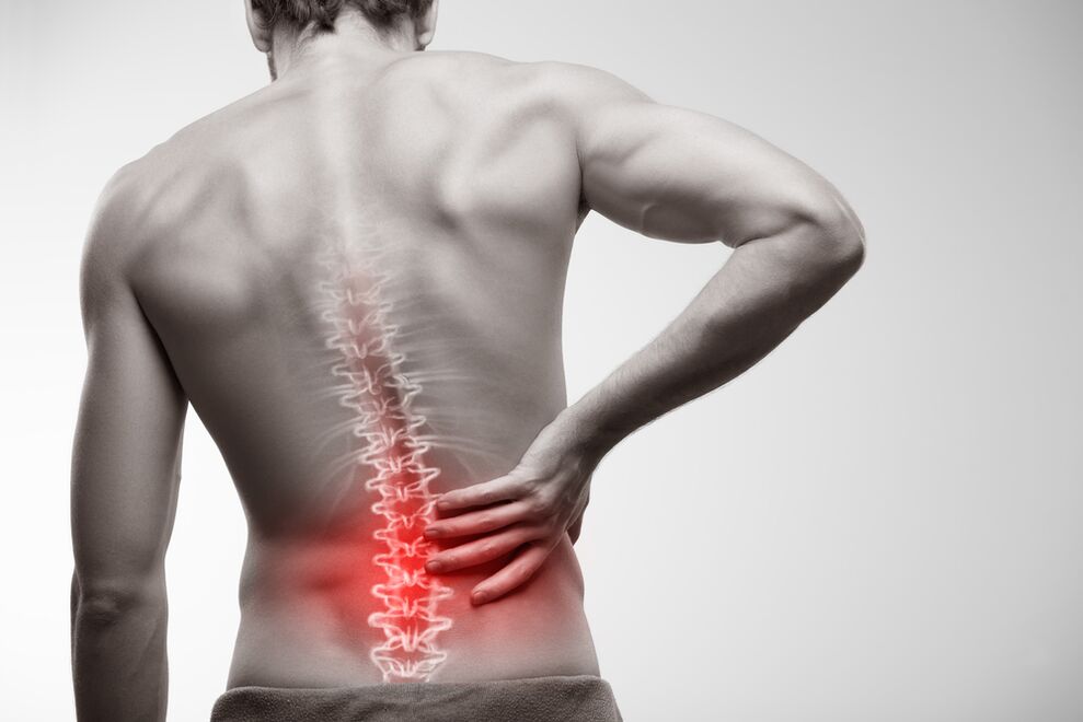 Aching pain in the sacrum - a sign of chronic prostatitis