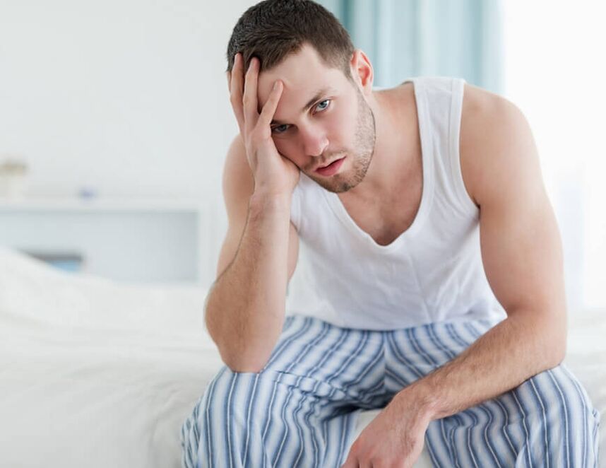 Prostatitis in a man