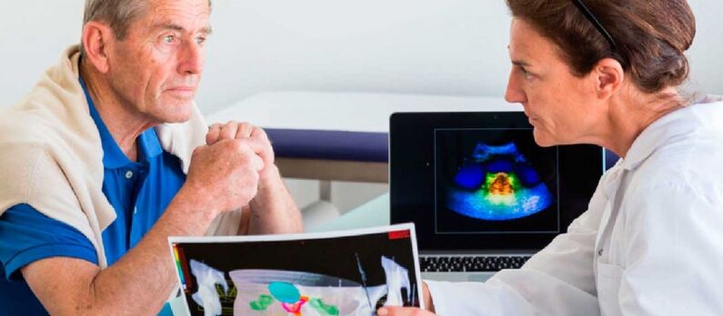 If you suspect prostatitis, you need to do an ultrasound of the prostate gland. 